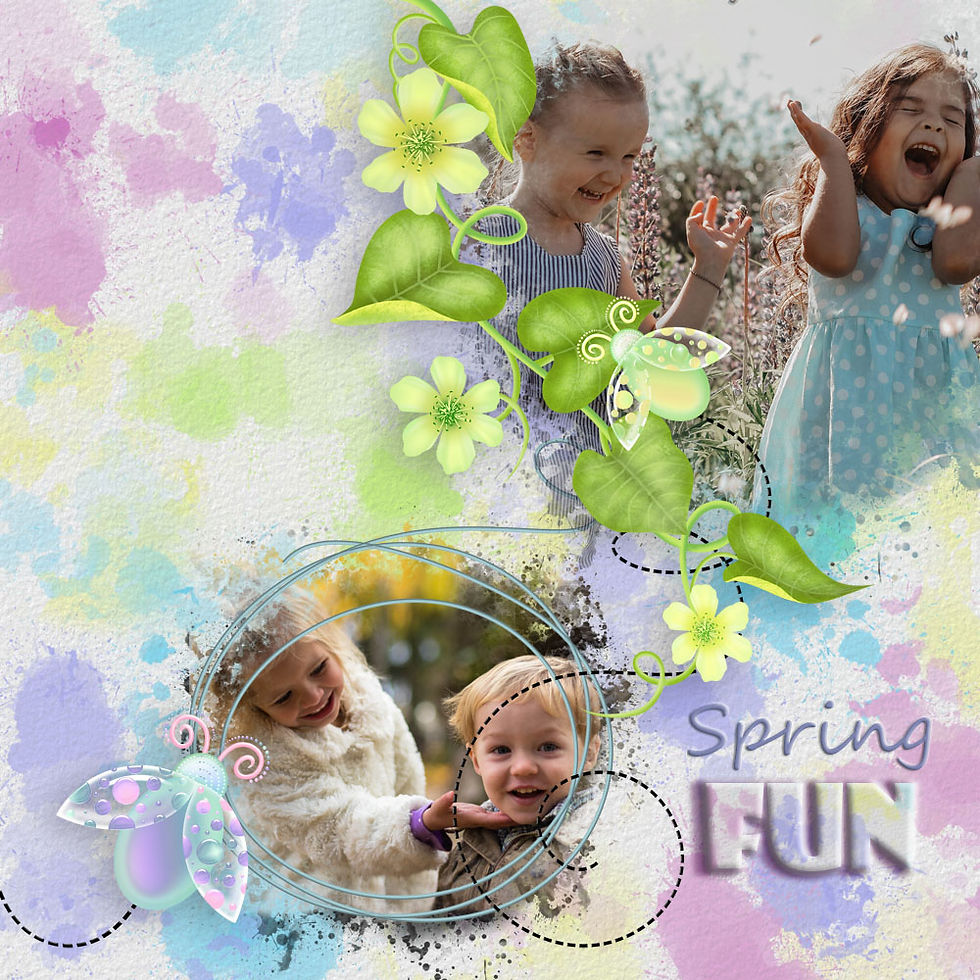 Miniatura: Soft Spring Garden {Elements 1}