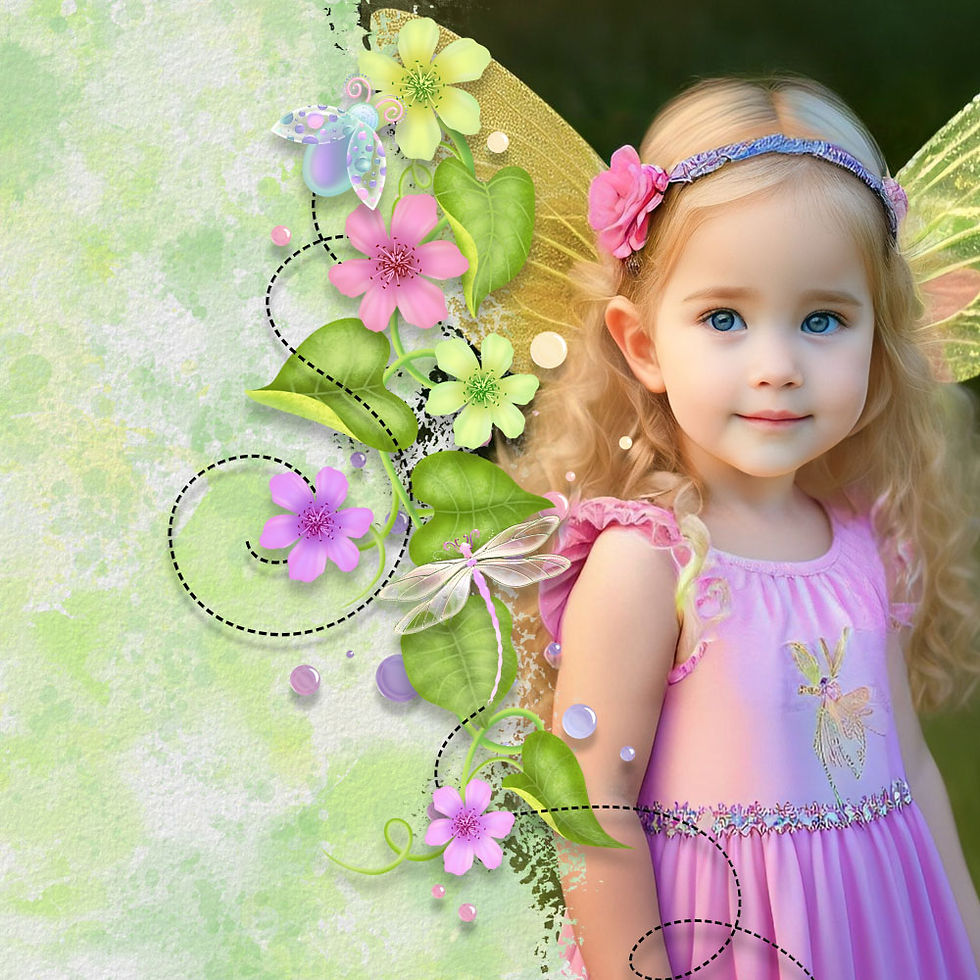 Miniatura: Soft Spring Garden {Elements 1}