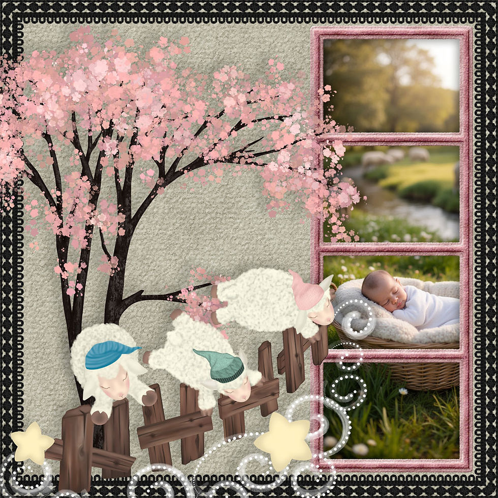Miniatura: Sleepy Island {Textured Papers}
