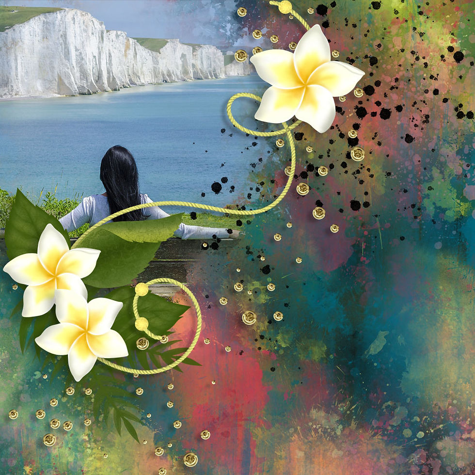Miniatura: Flamingos Before Summer {Abstract Papers}