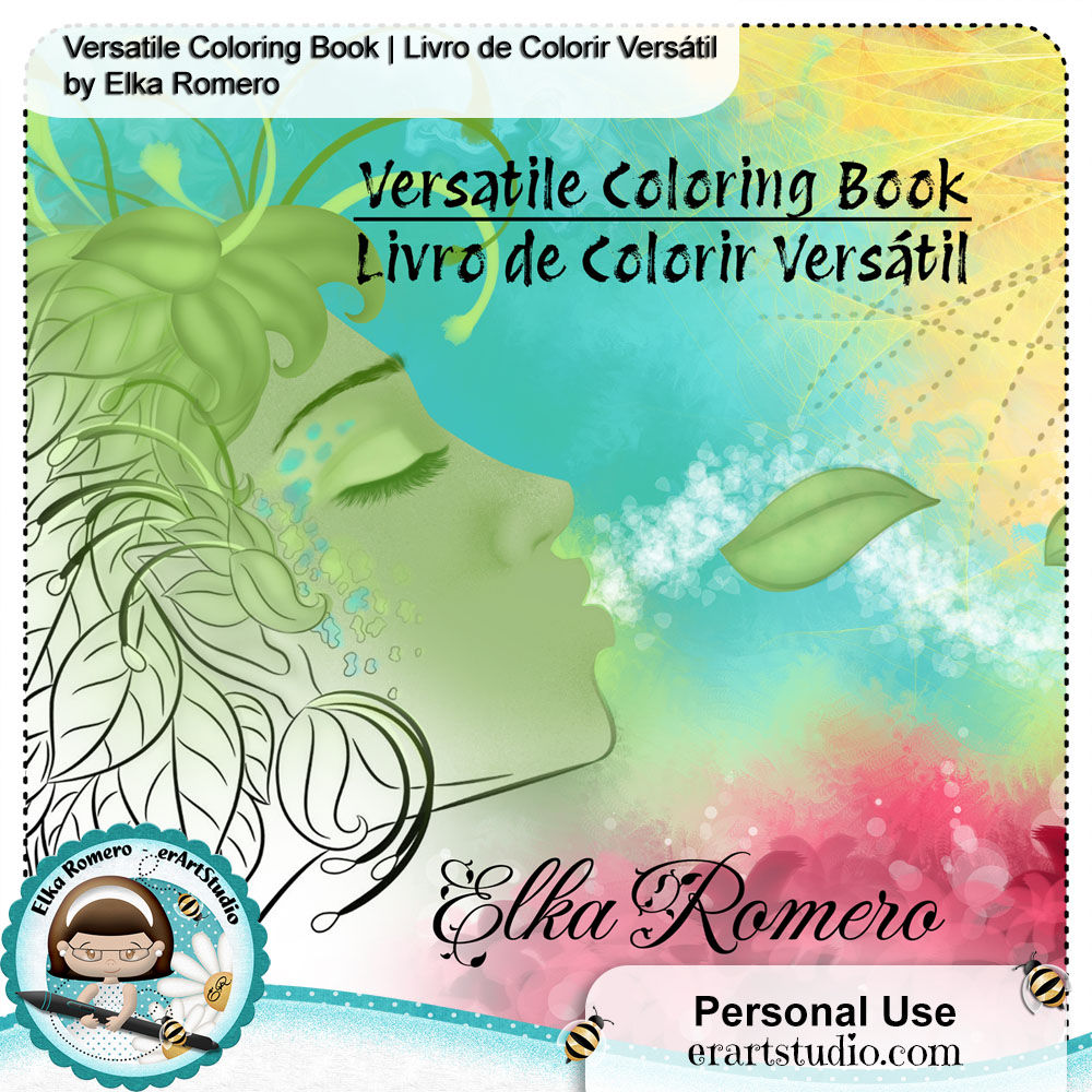 Versatile Coloring Book | Livro de Colorir Versátil