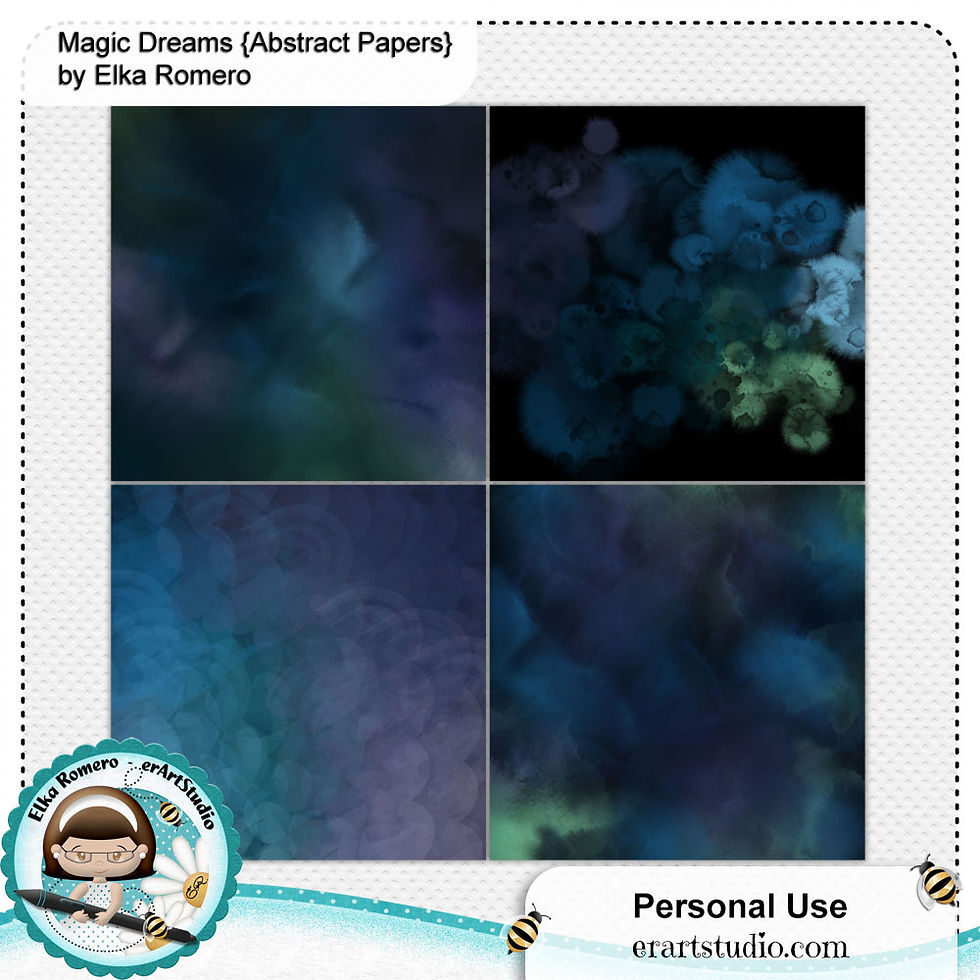 Miniatura: Magic Dreams {Abstract Papers}