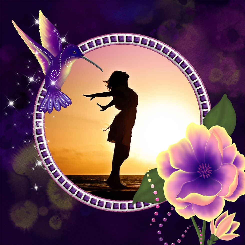 Miniatura: Purple Garden {Elements}