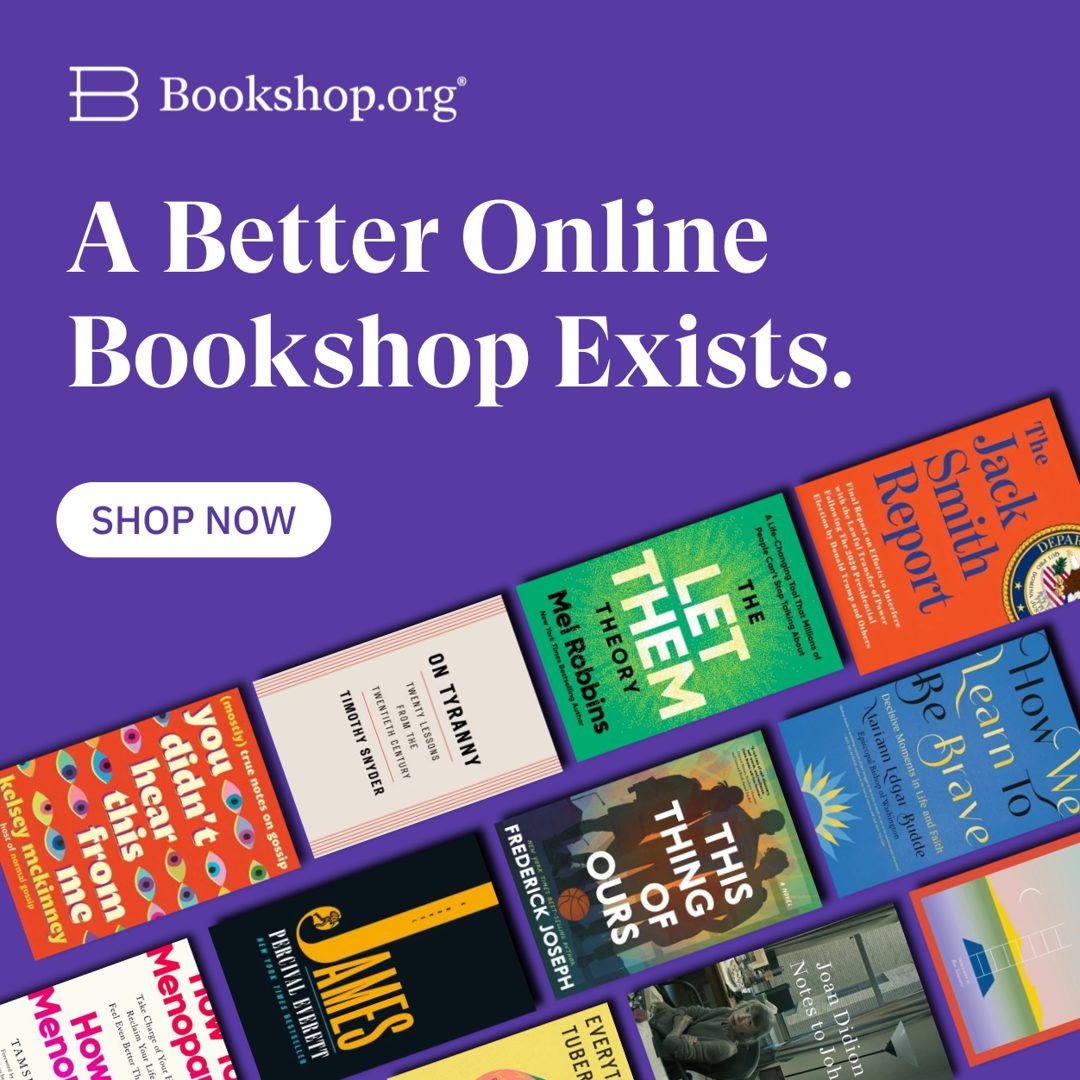 Bookshop.org UK ad: A Better Online Bookshop Exists