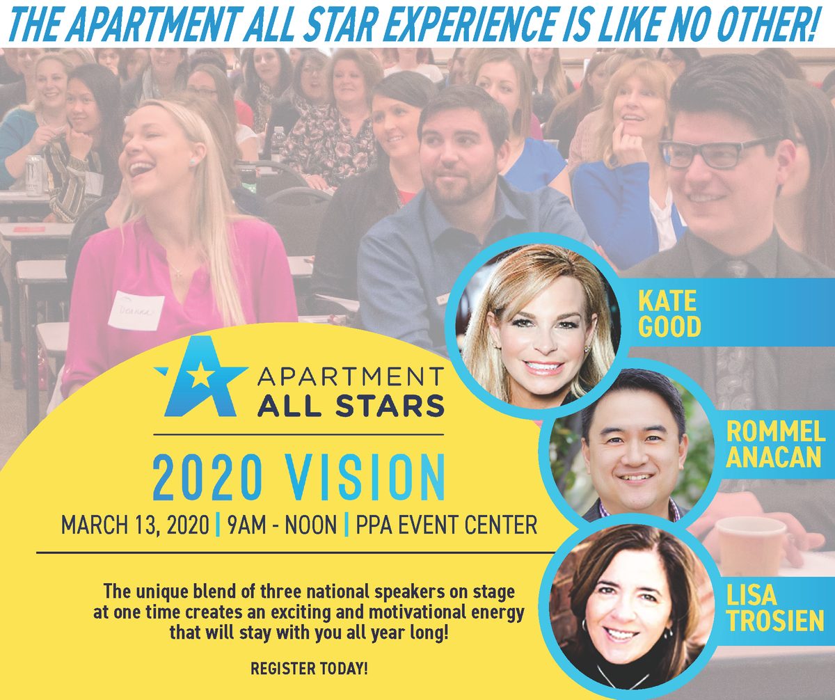 Apartment All Stars event graphic