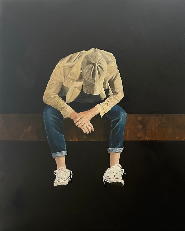 Le temps suspendu - huile 130x97 - Pascal Pellen