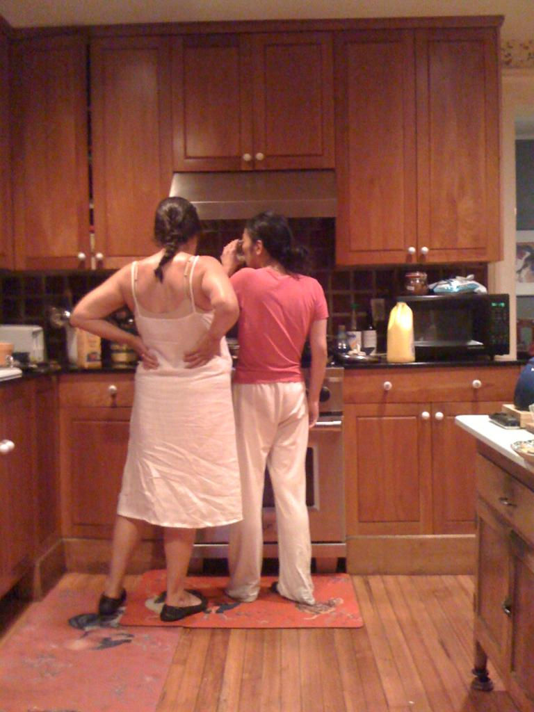 María Rosa and Mei and in the kitchen. Photo: Margaux Calhoun