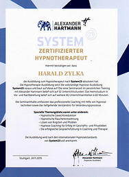 Zertifizierter Hypnotherapeut