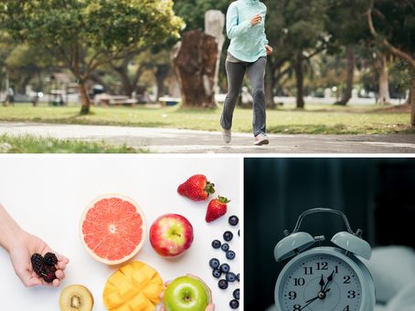 Having a healthy lifestyle.