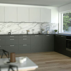 Two Toned Florence Kitchen, Read's Kitchens, Whakatane
