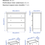 Miniature : Commode  rouge 3 tiroirs Hemnes 