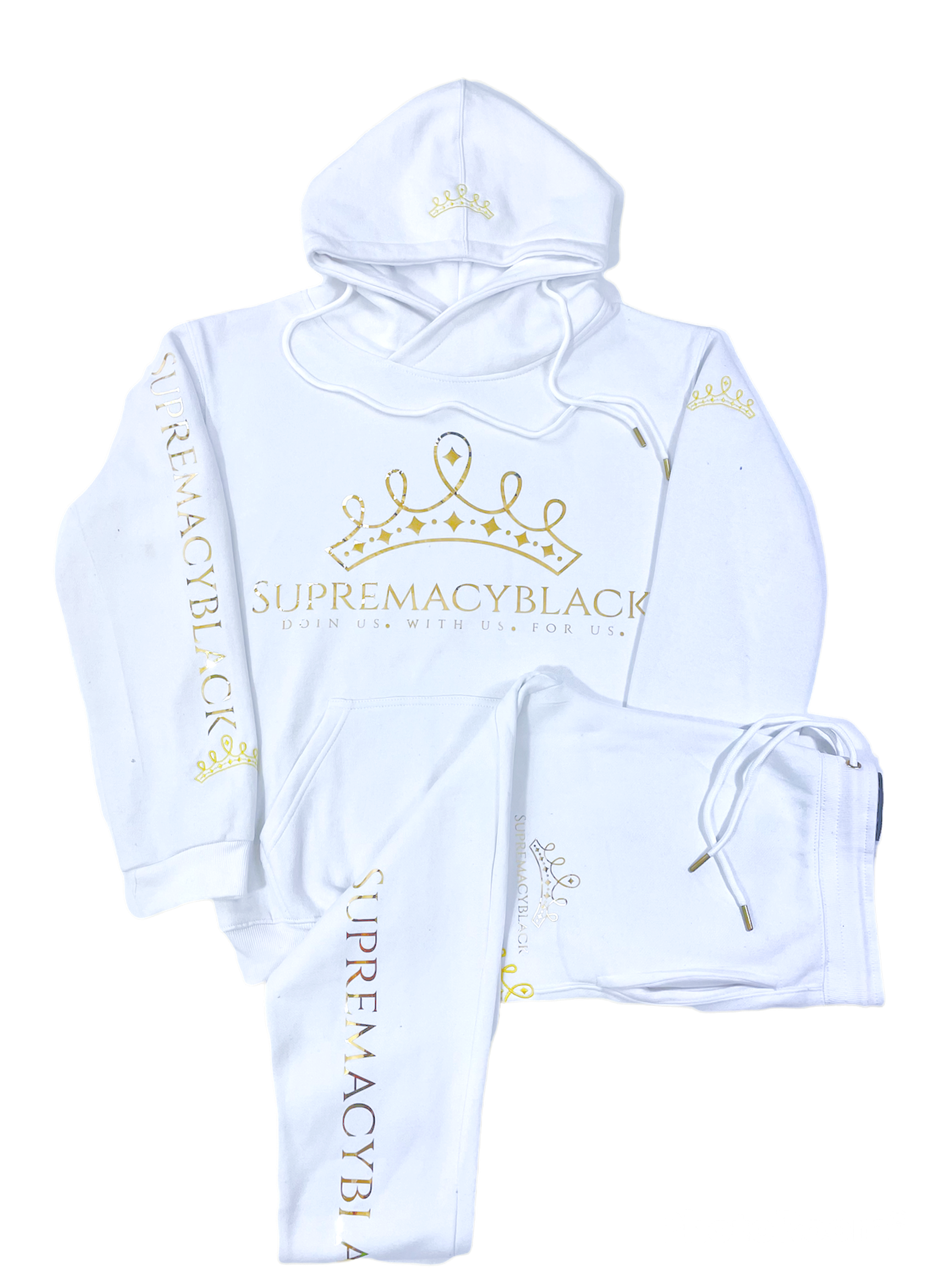 SupBlack  Hooded Sweatsuit