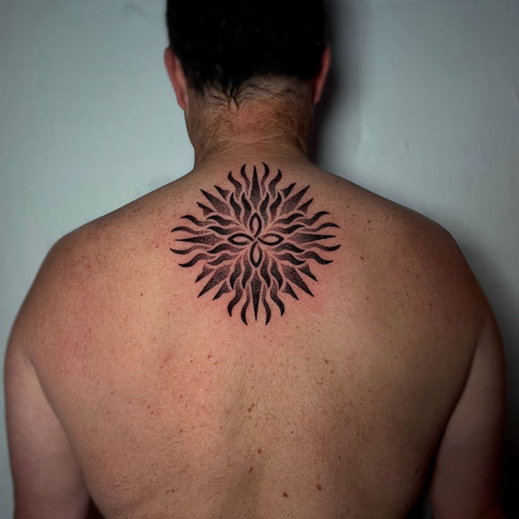 geometric tattoo in london, geometric full sleeve, mandala tattoo in london, dotwork in london, geometric tattoo artist london