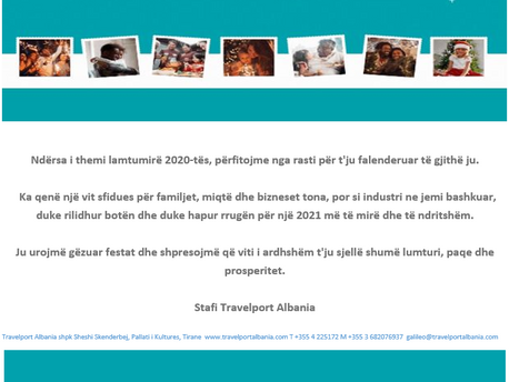 Gëzuar Festat nga Travelport Albania
