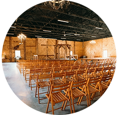 Rustic barn wedding venue