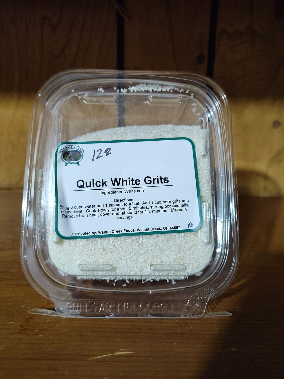 Quick White Grits 12 oz The Amish Trading Post