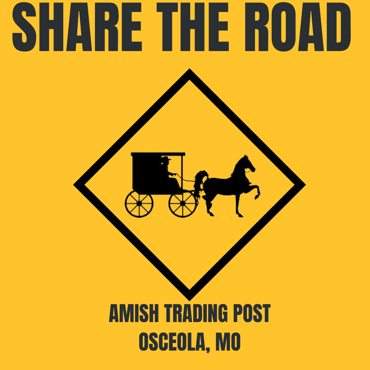 Share The Road Sticker
