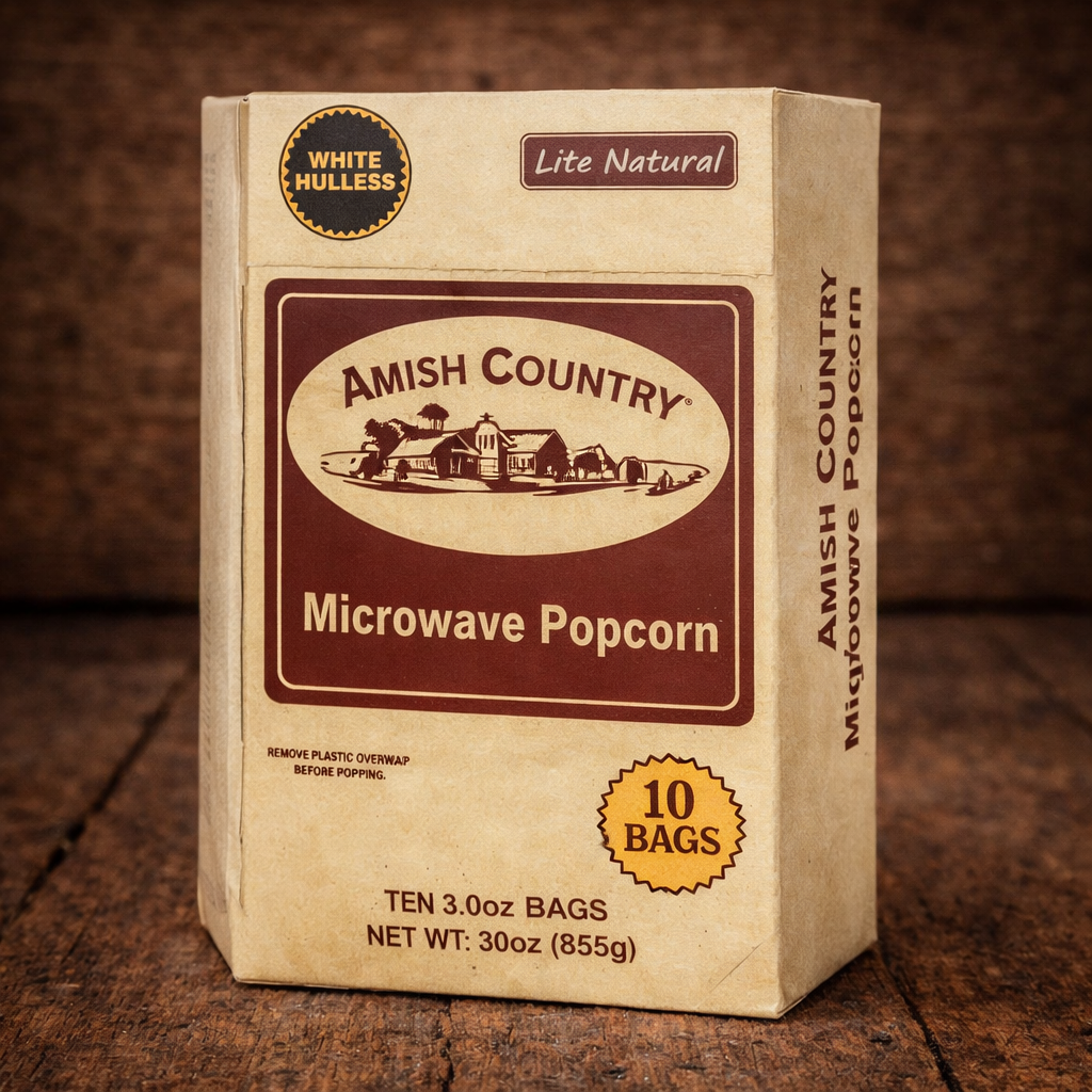 Popcorn  White Hulless  Lite Natural (Microwavable)