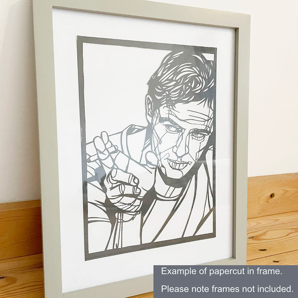 Thumbnail: Marlon Brando papercut