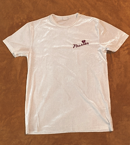 Cream/Burgundy T-shirt