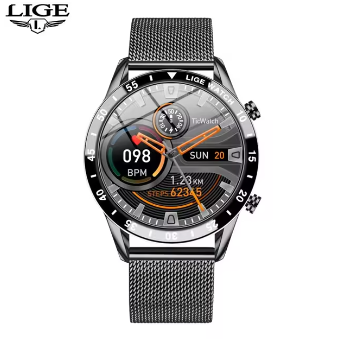 Thumbnail: LIGE Smart Watch Heart Rate /Blood Pressure Monitoring / Bluetooth Call