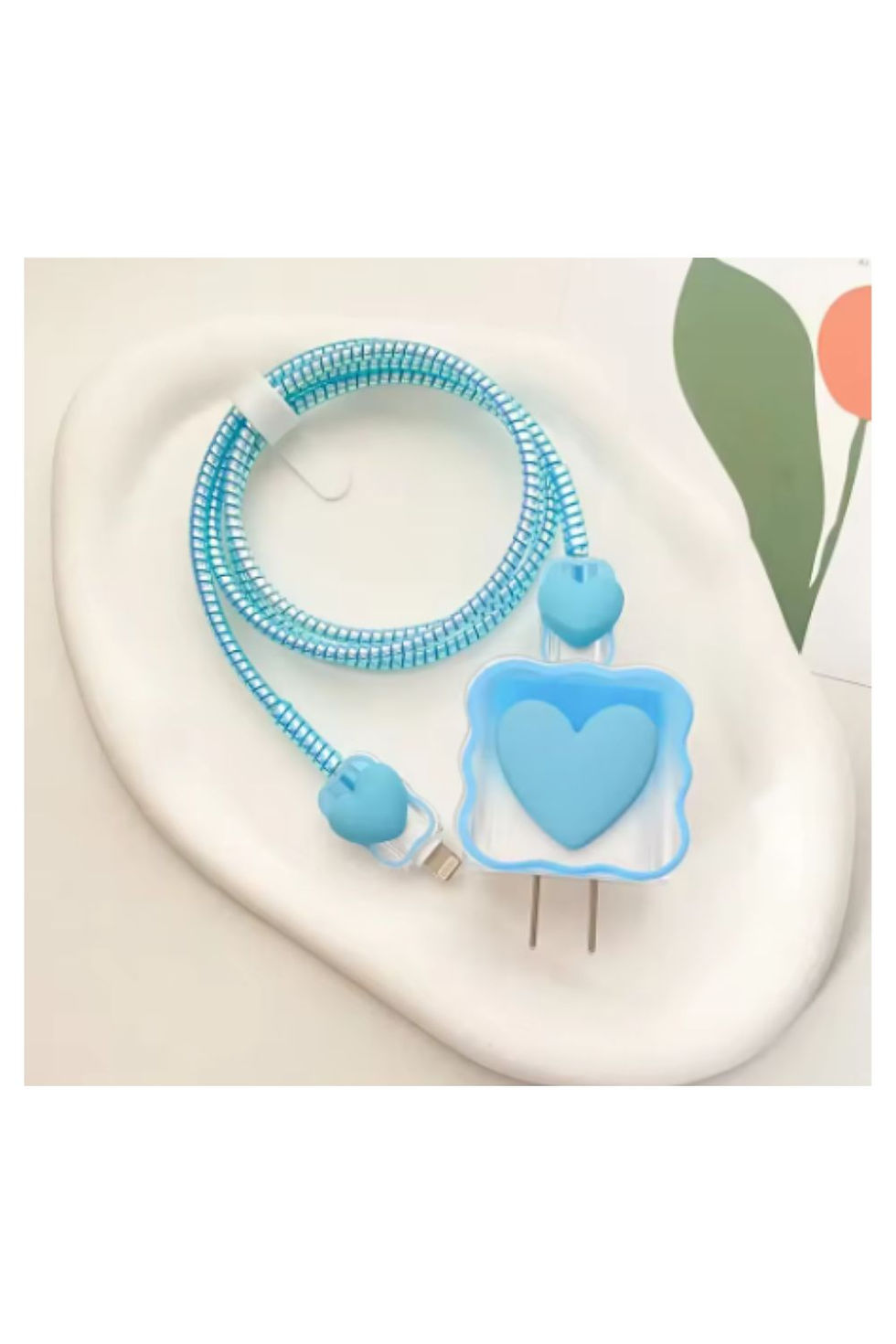 Thumbnail: iPhone Charger Protection Set – 5 Piece Organizer Kit 18W/20W Plug, Cable Cover