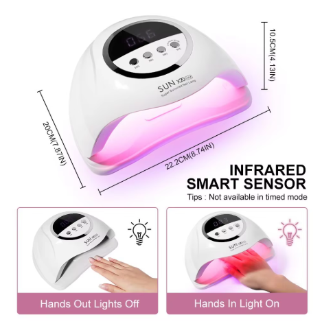 Miniature : 320W SUN X20MAX Nail Dryer Machine 72 Leds UV LED Lamp for Nails Gel Polish Curi