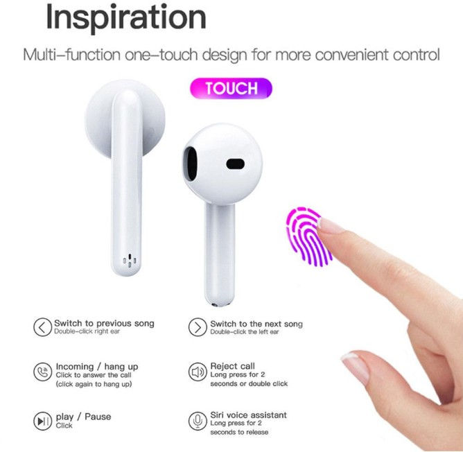 Miniatura: Listenvo G03 True Wireless Bluetooth Earphones – Pink