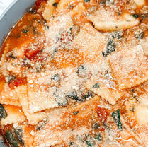 Creamy Tomato Ravioli