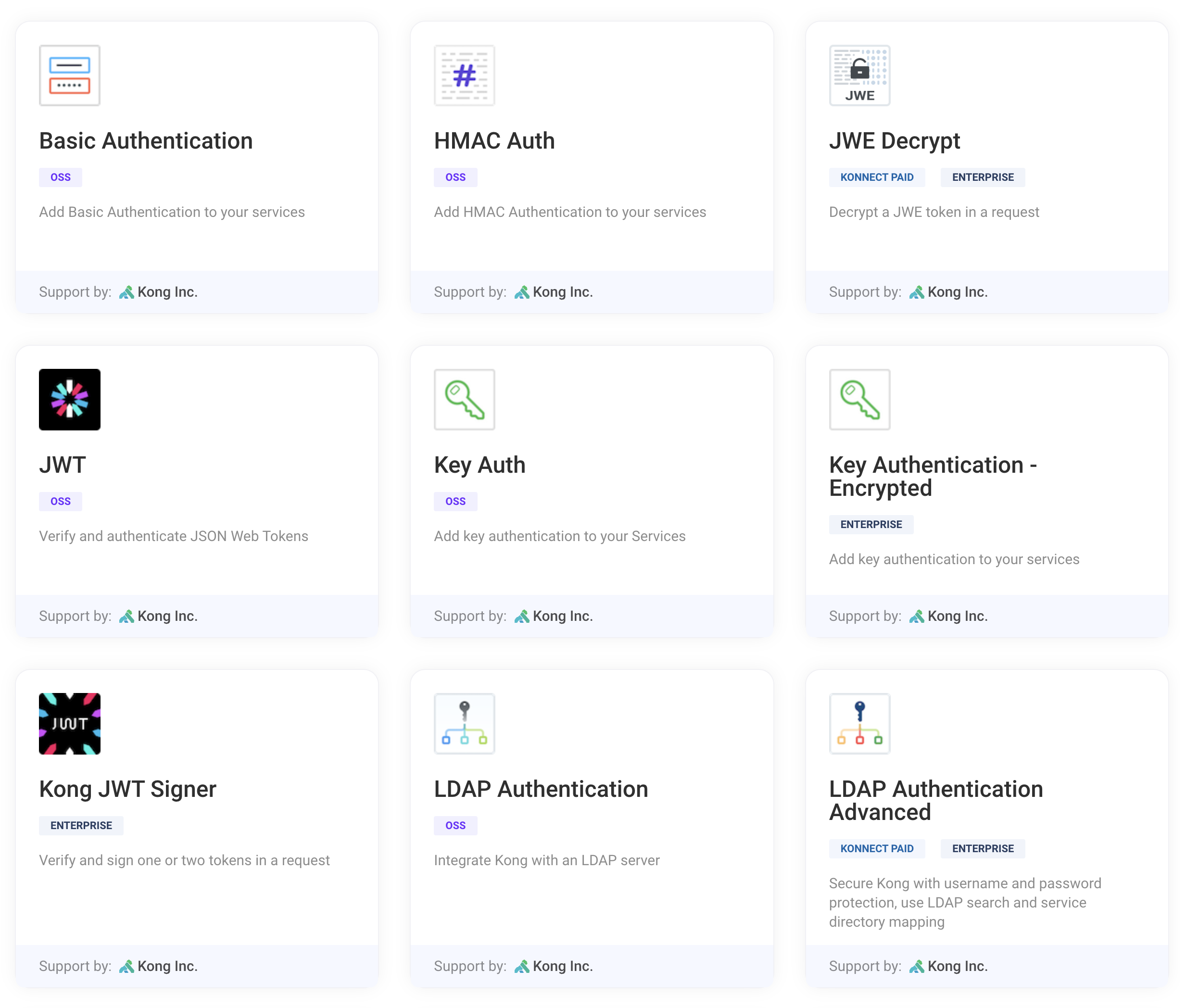 Autentication Plugins