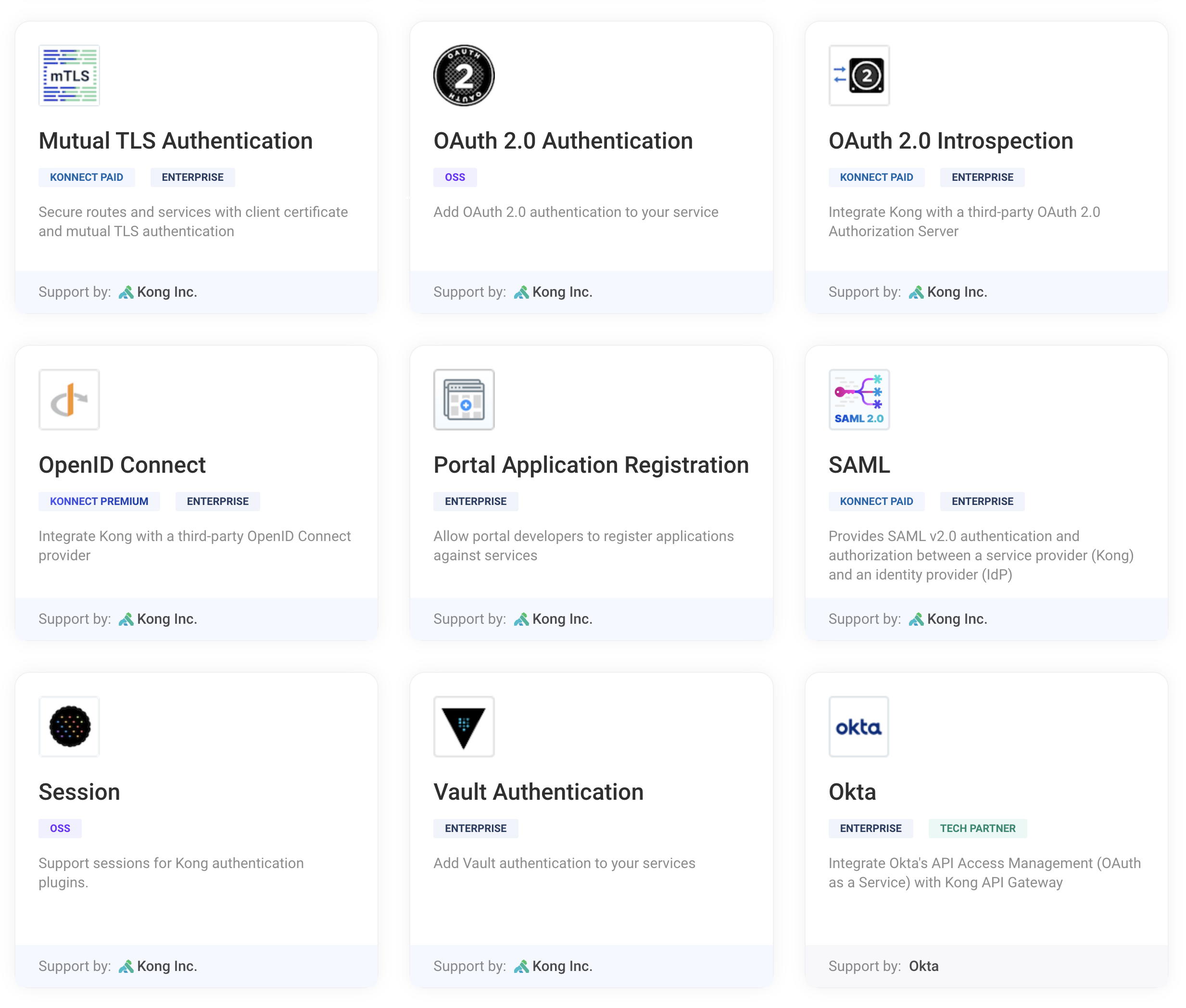 Autentication Plugins