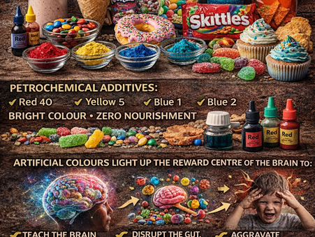 Artificial Colours: How They Impact Your Body and Brain