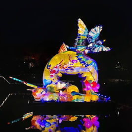 竹鵲松風迎春曦