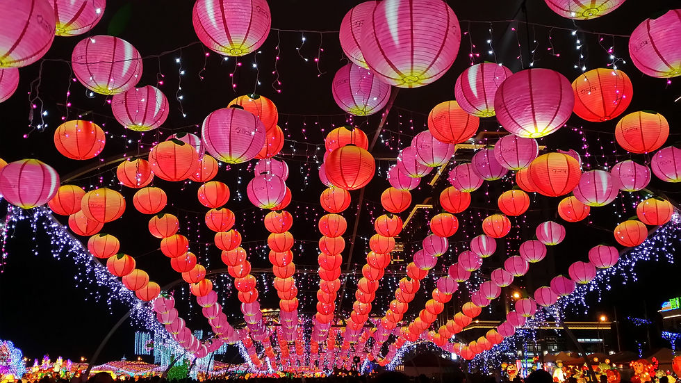 祈福燈林