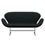 Thumbnail: Arne Jacobsen 'Swan' Sofa for Fritz Hansen in Fabric Upholstery (Cat. 1) two enlighten green