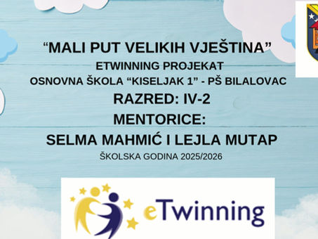 eTwinning projekat "Mali put velikih vještina"