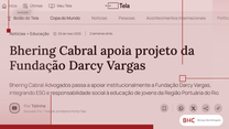 PORTAL TELA | Bhering Cabral apoia projeto da Fundação Darcy Vargas