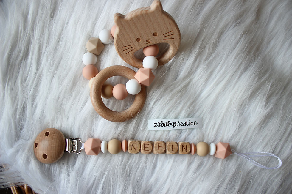 Miniature : Duo attache tétine &  accessoires dentition 