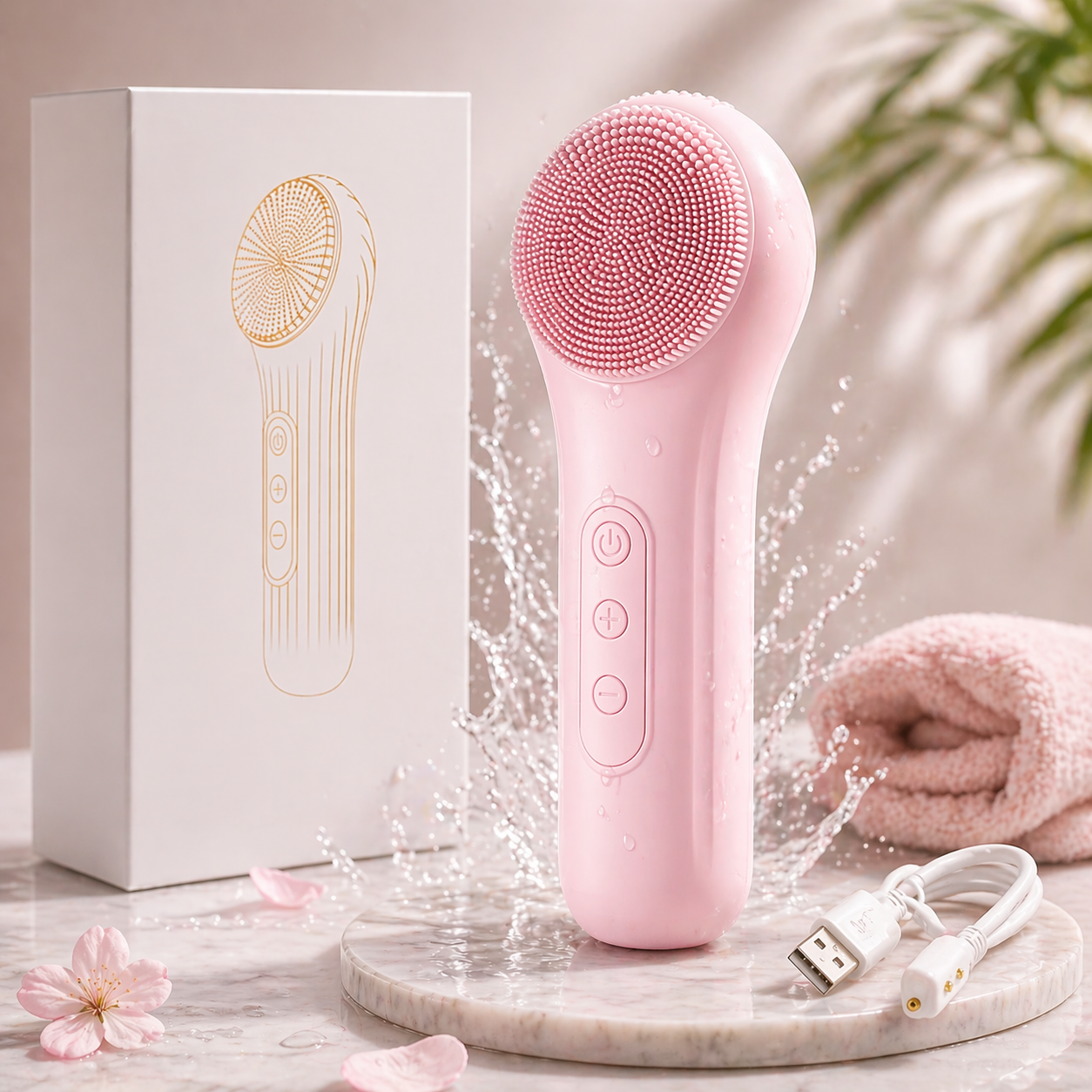 Escova Elétrica de Limpeza Facial