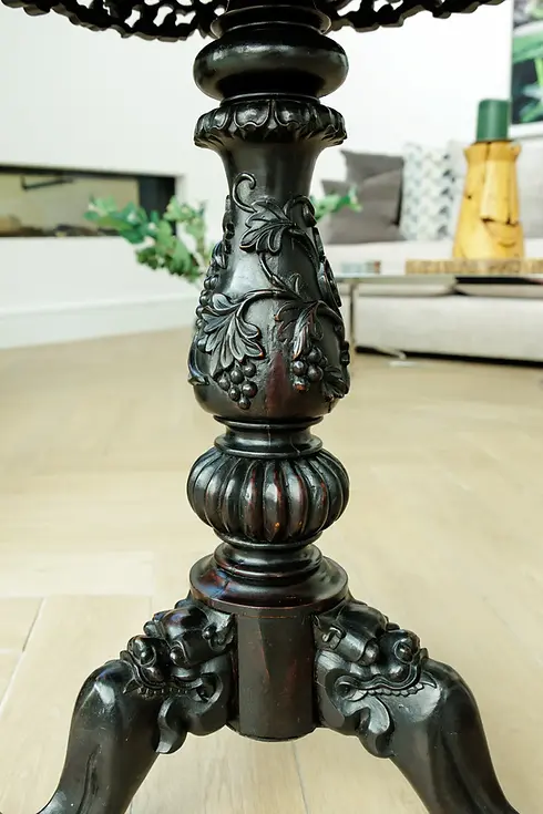 Antique table restored by Owen Blackwood