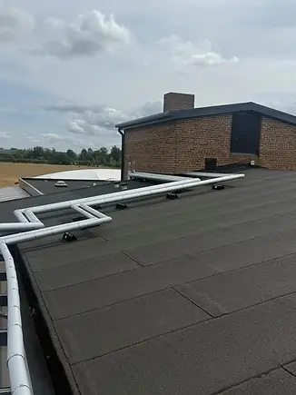 King's school after photo with fixed pipework on roof 1