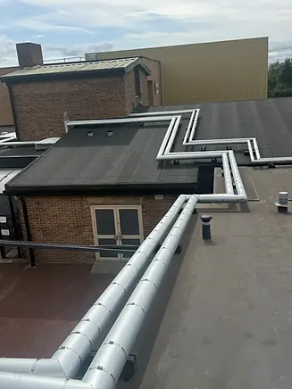 King's school after photo with fixed pipework on roof 2