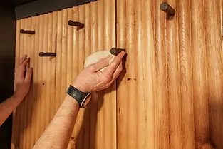 Traditional pegs in wood