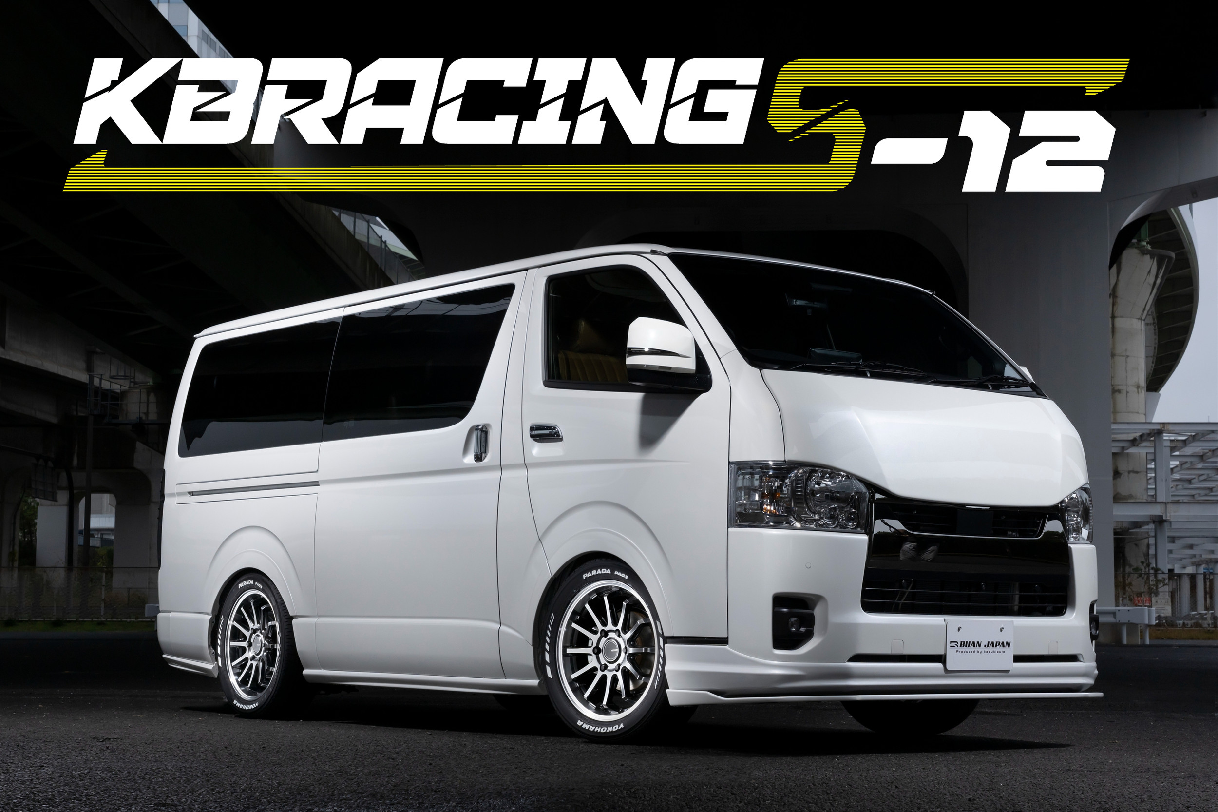KBRACING S-12 ハイエース アルミホイール