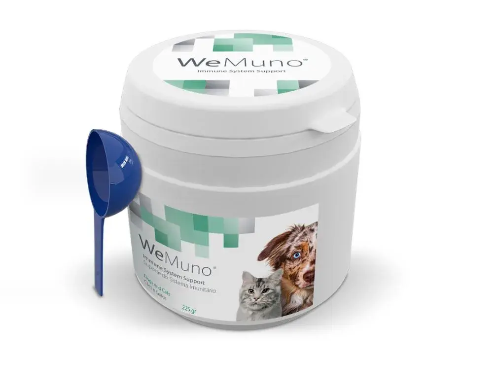Wepharm WeMuno Fôrtilskudd til Hund og Katt, 225 g