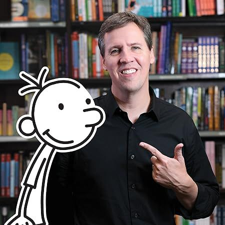 Jeff Kinney, cartunista e autor do livro. Fonte: Amazon.