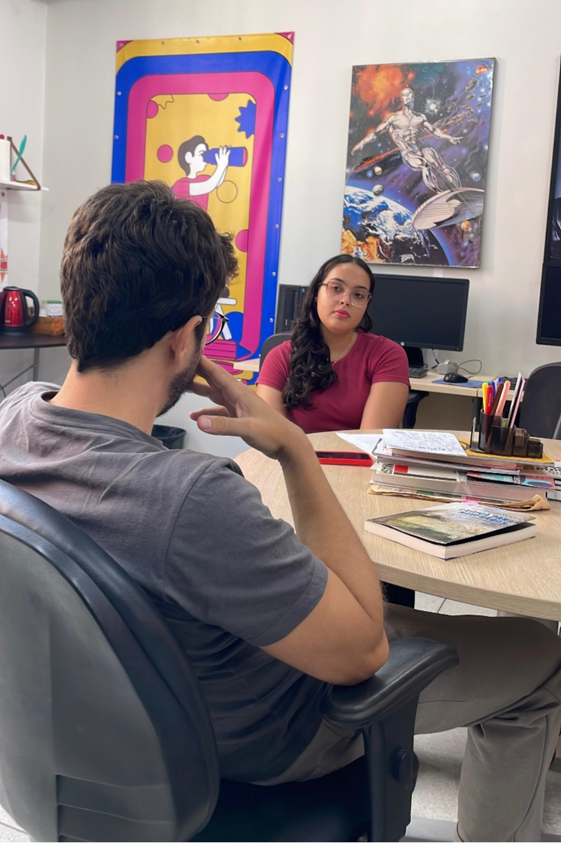 Entrevista. Créditos: Eduarda Martins.