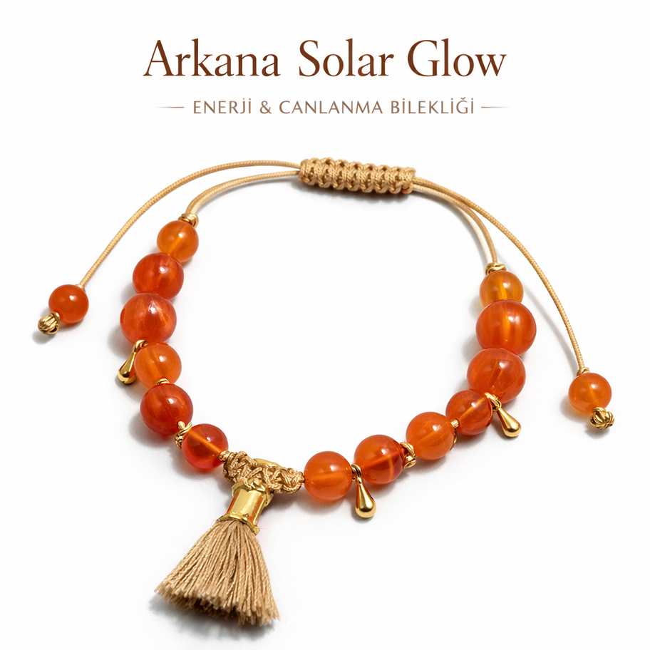 Arkana Solar Glow – Enerji & Canlanma Bilekliği