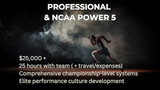 Professional & Power 5 pricing MF Performance Coaching 