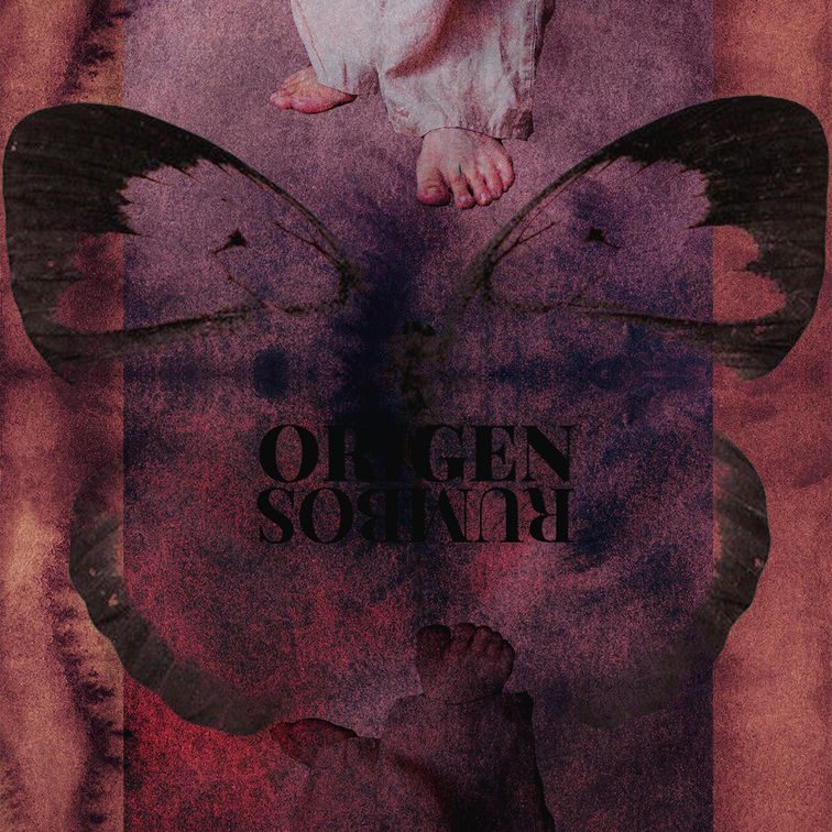 Collage digital. Sobre crecer y una metafora sobre la mariposa